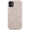 Karl Lagerfeld KLHCN61PQKPMP iPhone 11 / Xr 6.1 różowy/pink hardcase Quilted K Pattern